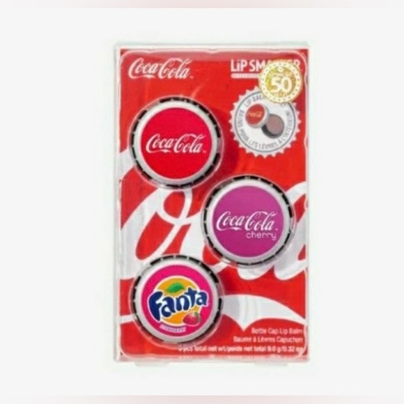 Lip Smackers Coca Cola Bottle Cap Lip Balm Trio - Picture 3 of 9